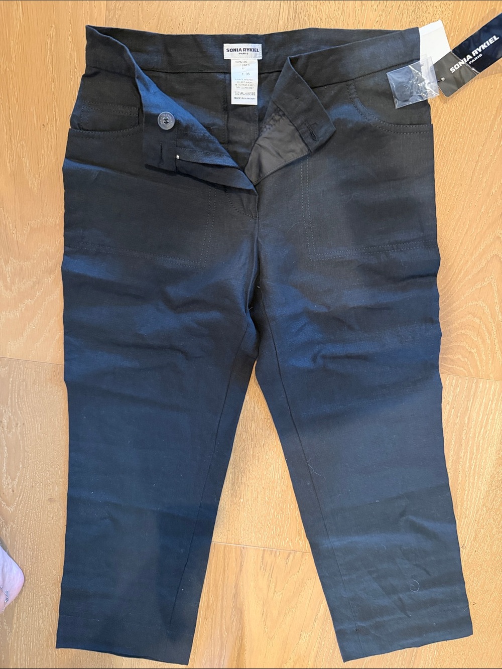 Sonia Rykiel Black Cropped Pants
